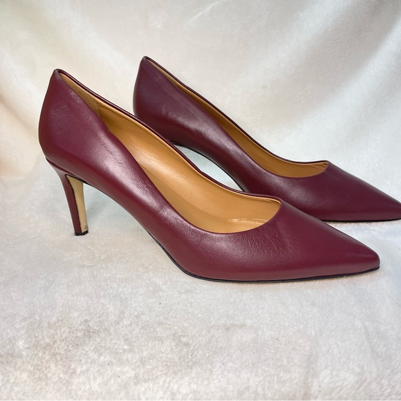 BRUNO MAGLI Telma pump 10 US Nappa Leather Pointed Toe High Heel  NWOT B 212‎ - Picture 5 of 11